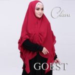 New Clara Ori by GOEST Khimar Casual Bahan Bubble Pop