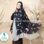 Khimar Abrina Ori Fisura Scarf Bahan Ceruti 2 Layer