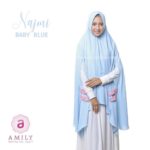 Khimar Najmi Ori by Amily Hijab Khimar Crepe Semi Cardigan
