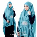 Khimar Risty Cardi Swarovski Ori by Fiori Hijab Khimar Diamond Goergette