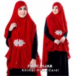 Khimar Risty Cardi Swarovski Ori by Fiori Hijab Khimar Diamond Goergette