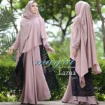Lazua Syar’i by Mayra Baju Gamis Syari Katun Organdi