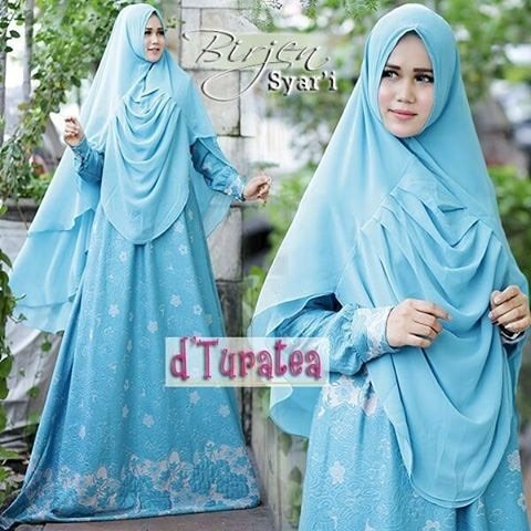 BIRJEN SYAR I by DTURATEA Baju Gamis Syari Bahan Wafel Embos 