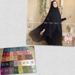 Khimar ALANI PEARL Original by QALISYA Khimar Jumbo Bahan Hermes Import