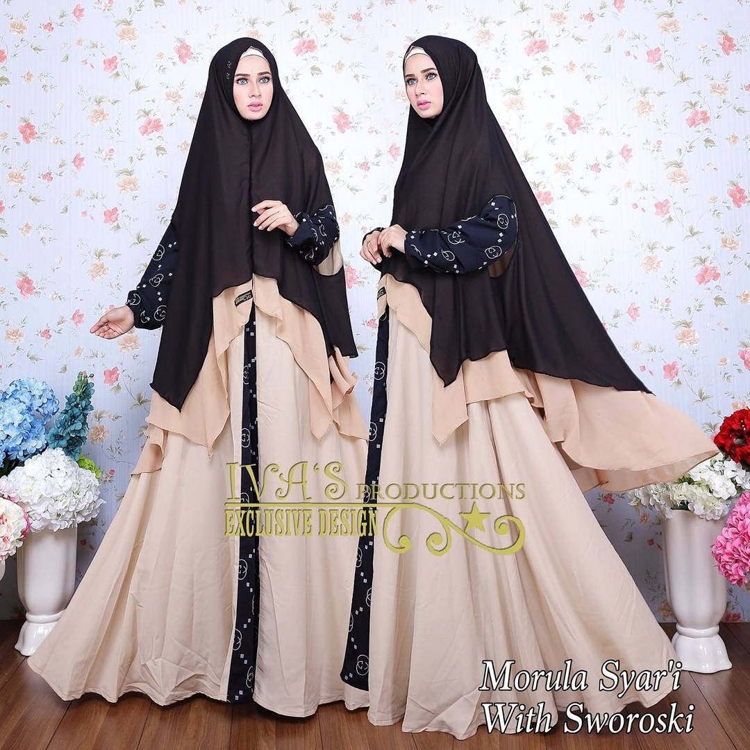 Morula Syar i  by IVAS Production Baju  Gamis  Syari  Sworoski