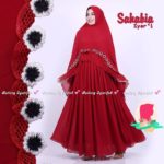 SAHABIA SYAR’I by GALLERY SYARIFAH Baju Gamis Syari Furing Ceruti Barbie