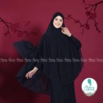 Khimar FAIZA ORI by FISURA SCARF Kerudung Bahan Ceruti 2 Layer