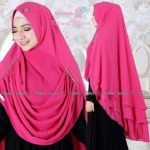 Khimar MUNIRA by HAWWA AIWA Kerudung Bahan Ceruti 3 Layer