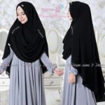 Khimar MUNIRA by HAWWA AIWA Kerudung Bahan Ceruti 3 Layer
