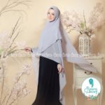 Khimar RAFFA by FISURA SCARF Bahan Ceruti 3 Layer