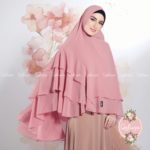 Khimar LAMIA by QALISYA Kerudung Cerruti 2 Lapis
