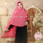 Khimar MARITZA by QALISYA Kerudung Mutiara Bahan Bubble Pop