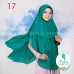 Khimar Arafa by Fisura Kerudung 3 Lapis Bahan Ceruty