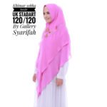 Khimar Sobha Bordir Ukuran Standar by Gallery Syarifah Kerudung Pet Cerruty Babydoll