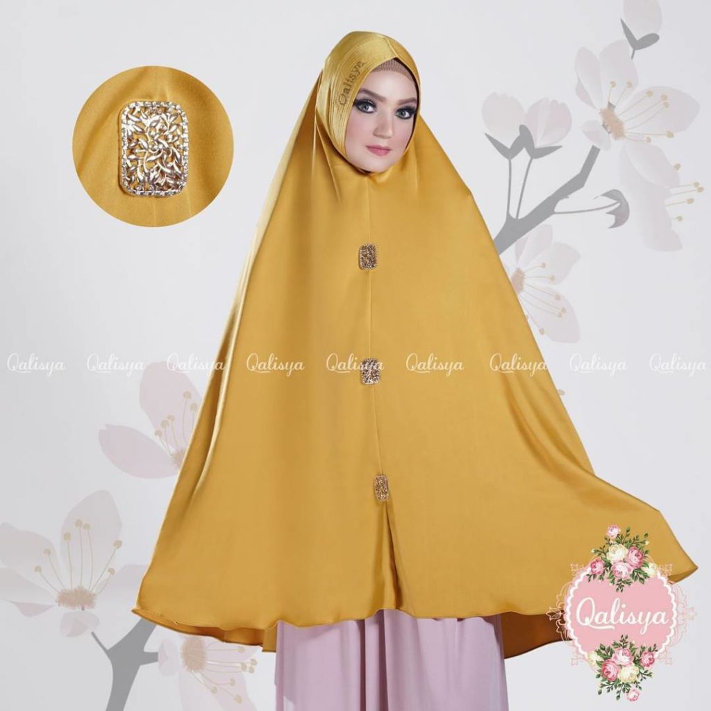 Khimar Nafeeza by Qalisya Kerudung Jumbo Cocok Untuk Umroh 