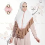 Khimar Simra by Qalisya Kerudung Syar’i 2 Layer Bahan Ceruty Babydoll
