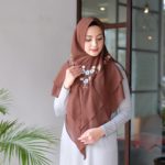 Khimar Sobha Mini by Gallery Syarifah Hijab Bordir Bahan Cerruti Babydoll