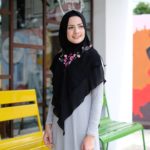 Khimar Sobha Mini by Gallery Syarifah Hijab Bordir Bahan Cerruti Babydoll