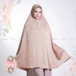 Khimar Qaila by Qalisya Kerudung Syar’i Jumbo Pet Antem Bahan D&G Import