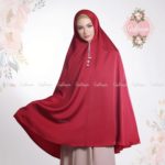 Khimar Qaila by Qalisya Kerudung Syar’i Jumbo Pet Antem Bahan D&G Import