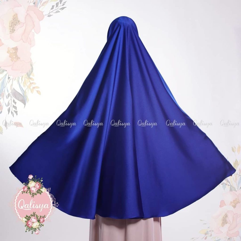 Khimar Qaila by Qalisya Hijab Kerudung Syari Jumbo 5 1 Warna Birel