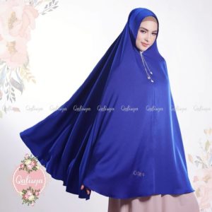 Khimar Qaila by Qalisya Kerudung Syar’i Jumbo Pet Antem Bahan D&G Import