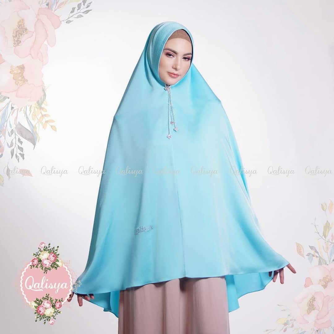 Khimar Qaila by Qalisya Kerudung Syar i Jumbo Pet Antem 