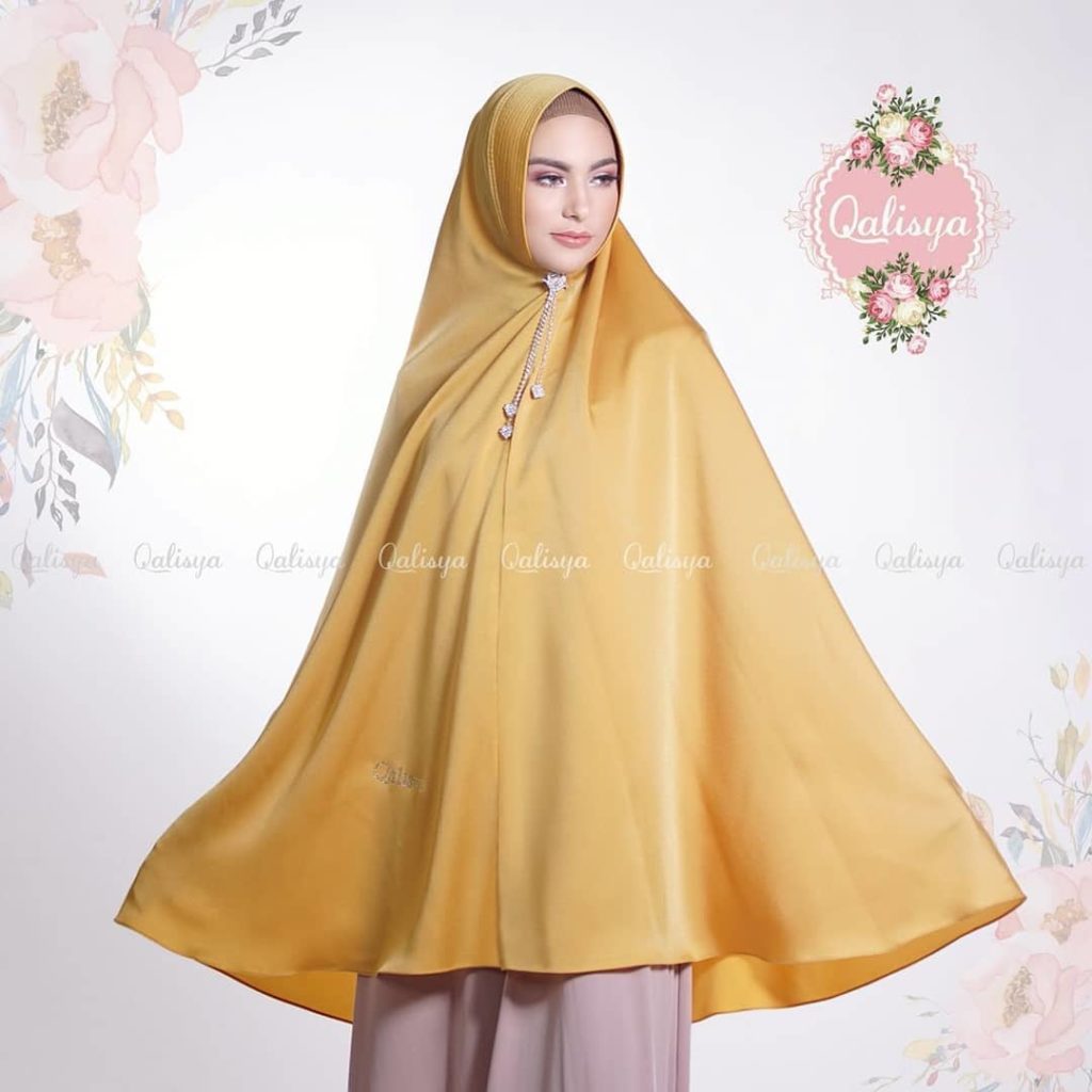 Khimar Qaila by Qalisya Kerudung Syar i Jumbo Pet Antem 