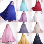 Khimar Qaila by Qalisya Kerudung Syar’i Jumbo Pet Antem Bahan D&G Import
