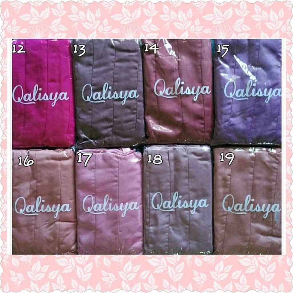 Khimar Qaila by Qalisya Hijab Kerudung Syari Jumbo Pilihan Warna 3