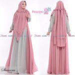 Shareena Syari by Hawwa Aiwa Baju Gamis Syar’i Bahan Ceruti Babydoll