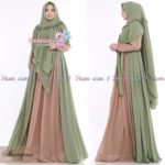 Shareena Syari by Hawwa Aiwa Baju Gamis Syar’i Bahan Ceruti Babydoll