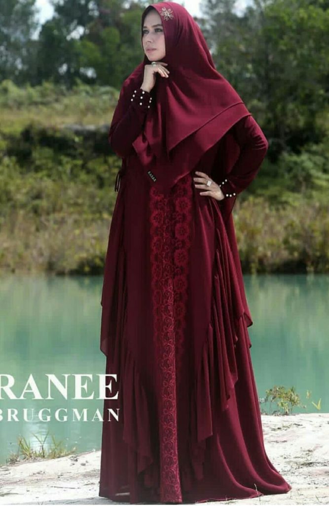 ALIYAH SYAR'I by RANEE BRUGGMAN Baju Gamis Syari Bahan 