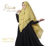 Khimar Nadia Polos by Syira Kerudung 2 Lapis Bahan Ceruti Ultimate