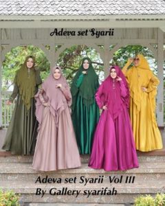 Ready Stock Adeva Set Syari Vol 3 by Gallery Syarifah