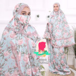 Mukena Munirah by Gallery Syarifah – Mukena Katun Rayon Import Adem, Nyaman Dipakai Free Masker